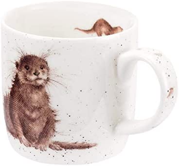 Royal Worcester Wrendale Designs River Gent (otter) 14oz Fine Bone China Mug
