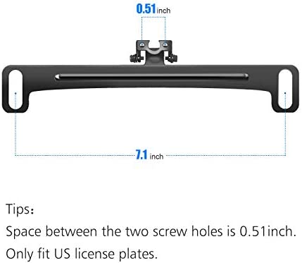 Universal Car Rear View Camera License Plate Bracket,Dash Cam Mirror Camera Kit Accessories Rearview Camera Mount, Only Installation Holder for Backup Camera Reverse Camera