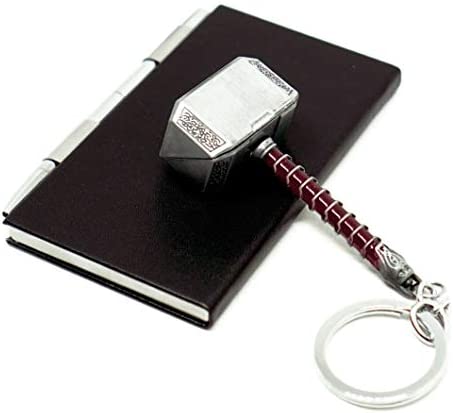 365Home 2-Pack Hammer Keychain and Axe Keychain, Cool Gifts for Men, Husband, Boyfriend