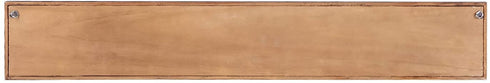 NIKKY HOME Thankful and Blessed Carved Wood Framed Wall Plaque Sign with Inspirational Quote, 36" x 5.9", Black