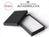 10 Pack Cotton Filled Matte Black Color Jewelry Gift and Retail Boxes 5.25 X 3.75 X 1 Inch Size by R J Displays
