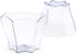 Kingrol 100 Count Mini Dessert Cups with Spoons, 2.3 oz. Disposable Clear Bowls for Mousse, Puddings, Appetizers, Sauces