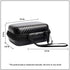 Hard Case for Carson MicroBrite Plus Pocket Microscope (MM-300 or MM-300MU) and MicroFlip (MP-250 or MP-250MU) Travel Storage Carrying Include Carabiner and Strap by Jiusion