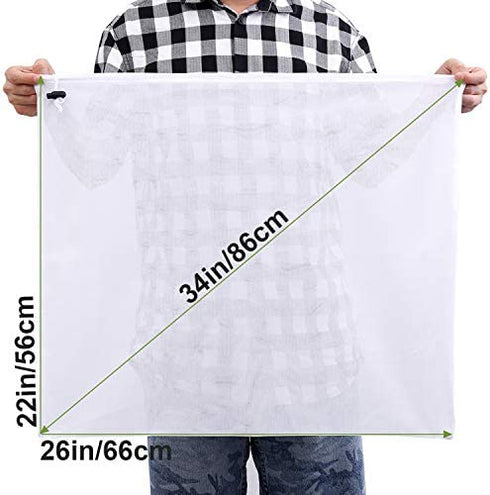 Brew Bags Reusable 3 Pack, Extra Large 26"x22" Fine Mesh Strainer Bag for Home Brewing Hops Grains Wine Beer Making Drawstring Straining Brew in a Bag