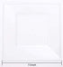 WDF 60PCS Clear Plastic Plates-Clear Square Disposable Plates-7inch Plastic Appetizer Plates-Premium Clear Dessert/Salad Plates for Wedding &Parties