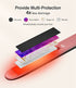 Deogra Flat Iron for African American Hair, Silk Press Flat Irons, Ceramic Tourmaline Ionic Flat Iron Hair Straightener with Keratin & Argan Oil Infused Plates, 1 inch 430? Curling Flat Iron