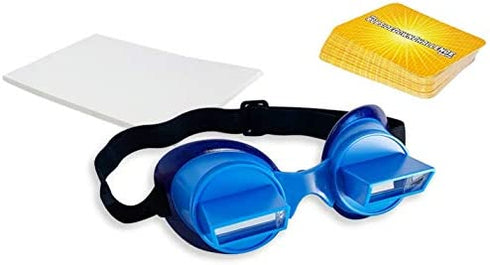 The UpsideDownChallenge Game for Family & Kids - Complete Fun Challenges with Upside Down Goggles - Hilarious Fun Game for Game Night and Parties - Ages 8+
