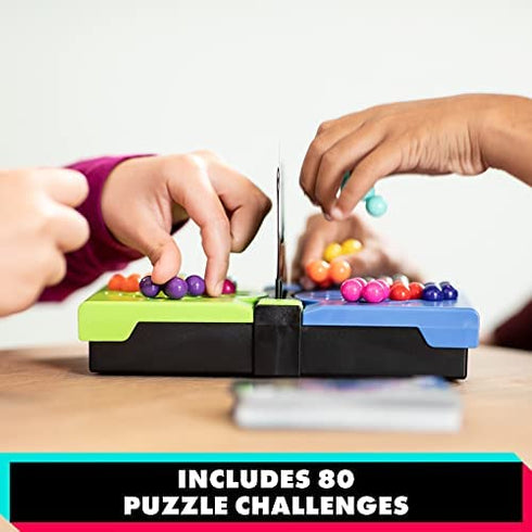 Educational Insights Kanoodle Head-to-Head Puzzle for 2 Players, Brain Teaser Game for Kids, Teens and Adults, Featuring 80 Challenges, Ages 7+