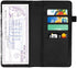 Menesia Checkbook Cover for Men & Women RFID Glitter Leather Check Book Holder Wallet