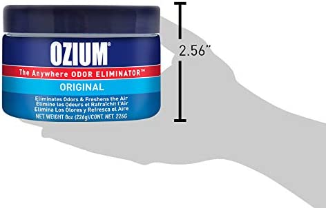 Ozium 8 Oz. 1 Pack Odor Eliminating Gel for Homes, Cars, Offices and More