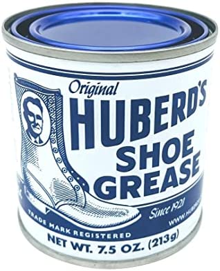 Huberd’s Shoe Grease, 7.5oz: Waterproofs, Softens, Conditions Leather. Protects Shoes, Boots, Sporting Goods, Saddle & Tack. Restores Dry, Cracked, Scratched Leather. Small Batched since 1921!