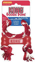 KONG - Goodie Bone with Rope - Durable Rubber Chew Bone, Teeth Cleaning Dog Toy - for X-Small Dogs
