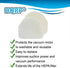 HQRP 2-pack Foam & Felt Filter Kit Compatible with Shark Navigator NV100, NV100 26, NV105, NV106, UV300, UV300 26 Upright Vacuum Cleaner, Replacement parts XFF450, XFL100