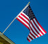 American Flag 3x5 Waterproof Outdoor by Grace Alley, Heavy Duty Fade Resistant Bright Color - Long Lasting Polyester Cotton Blend with Brass Grommets, 100% Made in USA