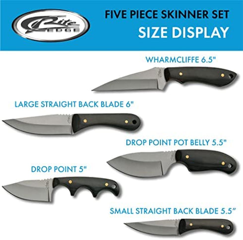 SZCO Supplies 5Pc Skinning Knife Set