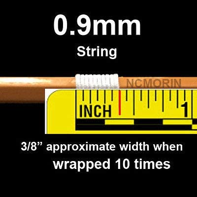 NCMORIN 300 feet 0.9mm Alabaster Window Blind Cord, String - Honeycomb & Cell Shades Blinds