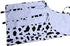 Love Potato Cute Women Girls Cooking Kitchen Apron with Pockets Black White Cow Print Bib Apron Gift, White