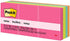 Post-it Mini Notes, 1.5x2 in, 12 Pads, America's #1 Favorite Sticky Notes, Cape Town Collection, Bright Colors (Magenta, Pink, Blue, Green), Clean Removal, Recyclable (653AN)