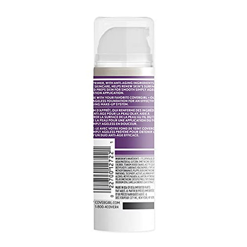 COVERGIRL Simply Ageless Makeup Primer, 1 Fl Oz, Pack of 1