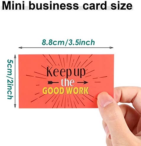 120 Pcs Motivational Encouragement Quote Cards Inspirational Kindness Appreciation Gratitude Business Cards Encouragement Mini Note Cards for Student Kids Teachers, 30 Styles (Bright Style)