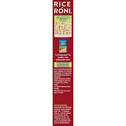 Rice-A-Roni Rice, Cilantro Lime, 5.6 Ounce