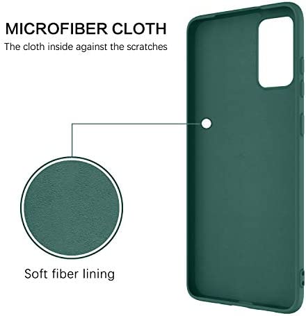BENTOBEN Samsung Galaxy S20 FE 5G Case 2020, Slim Silicone | Kickstand with 360° Ring Holder | Support Car Mount | Soft Gel Rubber Hybrid Shockproof Bumper Anti-Scratch Non-Slip Cover, Midnight Green