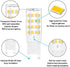 G9 LED Bulb, G9 Light Bulbs 5W (40W Halogen Equivalent), Daylight White 6000K G9 Bi Pin Base Chandelier Light Bulb, 120V 450LM Non-Dimmable LED Bulbs for Bedroom Home Lighting (6 Pack)