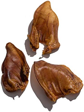 Jack&Pup Whole Pig Ears for Dogs - Extra Thick Large Pigs Ears - Premium Dog Pig Ear Treats - Natural Dog Pork Chews; Excellent Rawhide Alternative (Whole Pig Ears - (8 Pack)