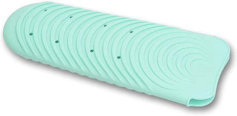 Heat Resistant Mat for Curling Iron, Flat Iron Silicone Mat Pouch for Hair Straightener, Portable Travel Curling Iron Holder for Crimping Iron, Curling Wand, Waving Iron and Hot Hair Styling Tools