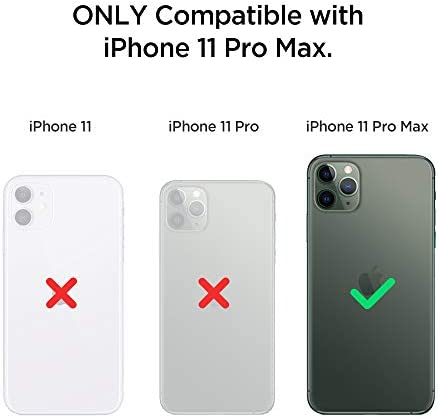 Spigen Ultra Hybrid case Compatible with iPhone 11 Pro Max - Black - 6.46 inches