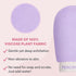 PEACHYGLO Deep Exfoliating Glove for Body 2pc - Shower Scrubbing Mitt for Softer Illuminate Skin, Dead Skin Remover for Women, Silky Smooth Skin