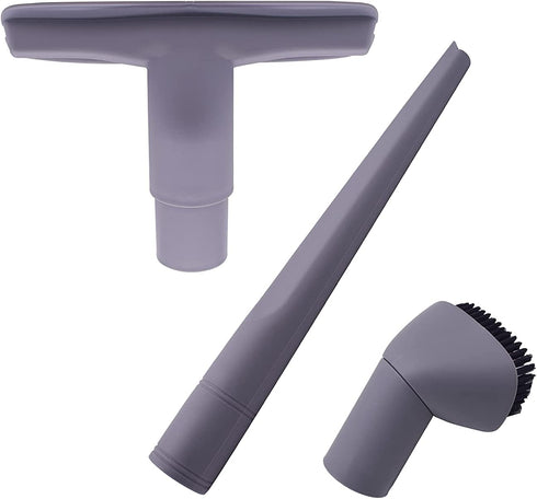 iTechlife Crevice Tool and Dust Brush Upholstery Tool Compatible with Shark Navigator Lift-Away Vacuum Cleaner Models NV350, NV352, NV355, NV356E, Compare to Part No.112FFJ, Gray, 05