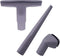 iTechlife Crevice Tool and Dust Brush Upholstery Tool Compatible with Shark Navigator Lift-Away Vacuum Cleaner Models NV350, NV352, NV355, NV356E, Compare to Part No.112FFJ, Gray, 05