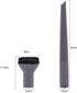 iTechlife Crevice Tool and Dust Brush Upholstery Tool Compatible with Shark Navigator Lift-Away Vacuum Cleaner Models NV350, NV352, NV355, NV356E, Compare to Part No.112FFJ, Gray, 05