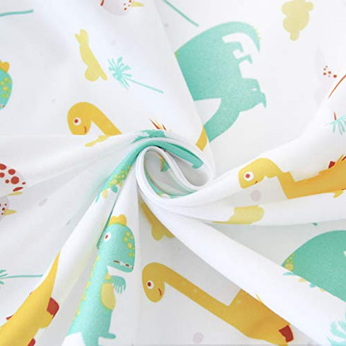 Mini Crib Sheets Fitted Dinosaur Compatible with Graco Playard Playpen, Breathable and Soft Fabric Pack and Play Sheets Suitable for Baby Boys or Girls Everyday Use - Dinosaur Paradise