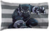 Jay Franco Marvel Super Hero Adventures City Heroes 1 Pack Pillowcase - Double-Sided Kids Super Soft Bedding - Features Spiderman & Black Panther (Official Marvel Product)