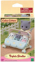 Calico Critters Triplet Stroller, Accessory for Triplet Babies , Blue