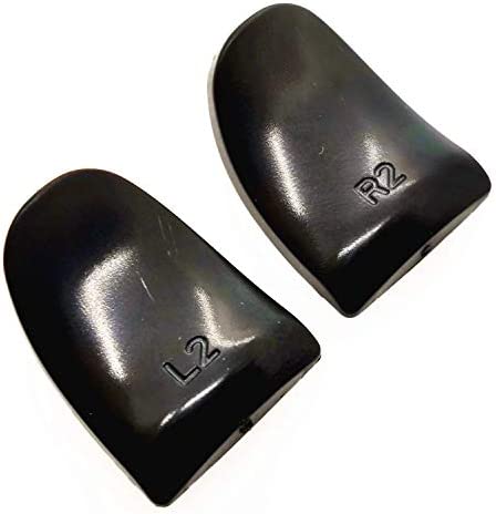 L2 R2 Ps4 Trigger Extenders (1 Pair L2 R2 Triggers, 4pcs Joystick Cap, 2 Pairs LED Light Bar Decal) for Playstation 4 Controller