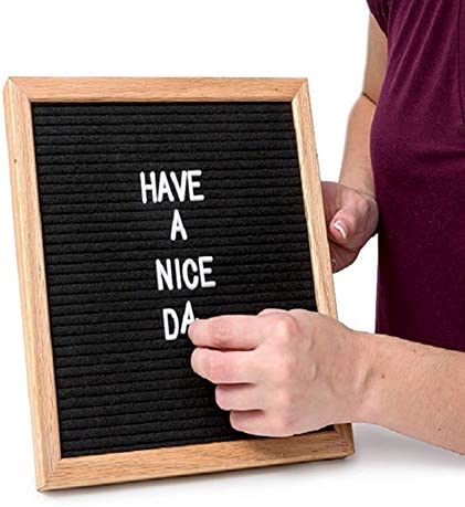 340 Characters White Letter Set for Changeable Felt Letter Boards, 3/4 Inch Letters with Gift Cloth Bag Including Numbers, Symbols,Letters