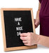 340 Characters White Letter Set for Changeable Felt Letter Boards, 3/4 Inch Letters with Gift Cloth Bag Including Numbers, Symbols,Letters