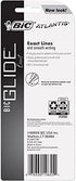 BIC Glide Exact Retractable Ball Point Pen, Fine Point (0.7 mm), Black, Precise Lines For Clean Writing, 3-Count