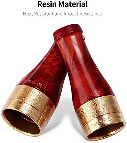 Cigar Mouthpiece Set for Men and Women Short Cigar Holder (Color:Red)