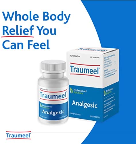 MediNatura Traumeel Pain Relief of Muscle, Joint, Back, Arthritis, Injury, Exercise Related Pain & Soreness - Arnica + 13 Active Ingredients - Made in Germany - 100 Tablets