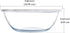 HUSANMP Clear Tempered Glass Mixing Bowl with Lid (Microwave and Dishwasher Safe) (2 quart)