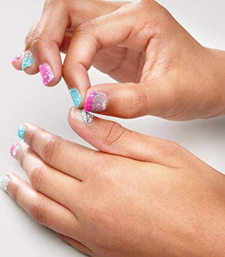 Cool Maker, GO Glam Glitter Nails DIY Activity Kit for 5 Manicures, for Kids Aged 8 and up