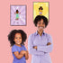 9 Pieces Motivational Black Girl Wall Decor Girls Room Decor African Girl Inspirationa Quotes Poster Unframed Black Girls Art Prints for Kids Teen Girls Room Wall Decorations,Unframed, 8 x 10 Inch