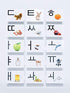 41 Korean Alphabet Hangul Flash Cards – Educational Language Learning Resource with Pictures for Memory & Sight Words - Fun Game Play - Grade School, Classroom, or Homeschool Supplies – Briston Brand