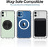 amCase Clear Case with Built-in Magnets Compatible with iPhone 11 (6.1") and MagSafe Accessories, Support Wireless Charging, Strong Magnetic