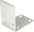 TOVOT 4 PCS 2.68 inch X 2.68 inch Stainless Steel Shelf Support Brace Corner Angle Brackets Angle Code w/Screws for Wooden Furniture