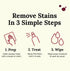 CHATEAU SPILL Red Wine Stain Remover for Clothes – 4oz Safe Stain Remover Spray for Stubborn Stains - Cleaner Wipes Away New and Set on Tablecloth, Garment, Carpet, Upholstery and Laundry